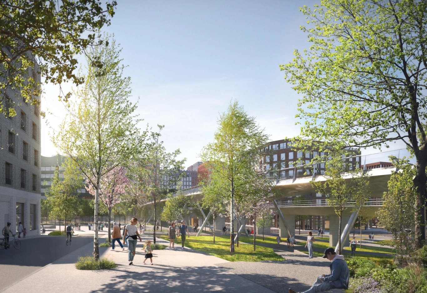 Gång och cykelbro Tullhusplatsen, Stockholms stad/White arkitekter